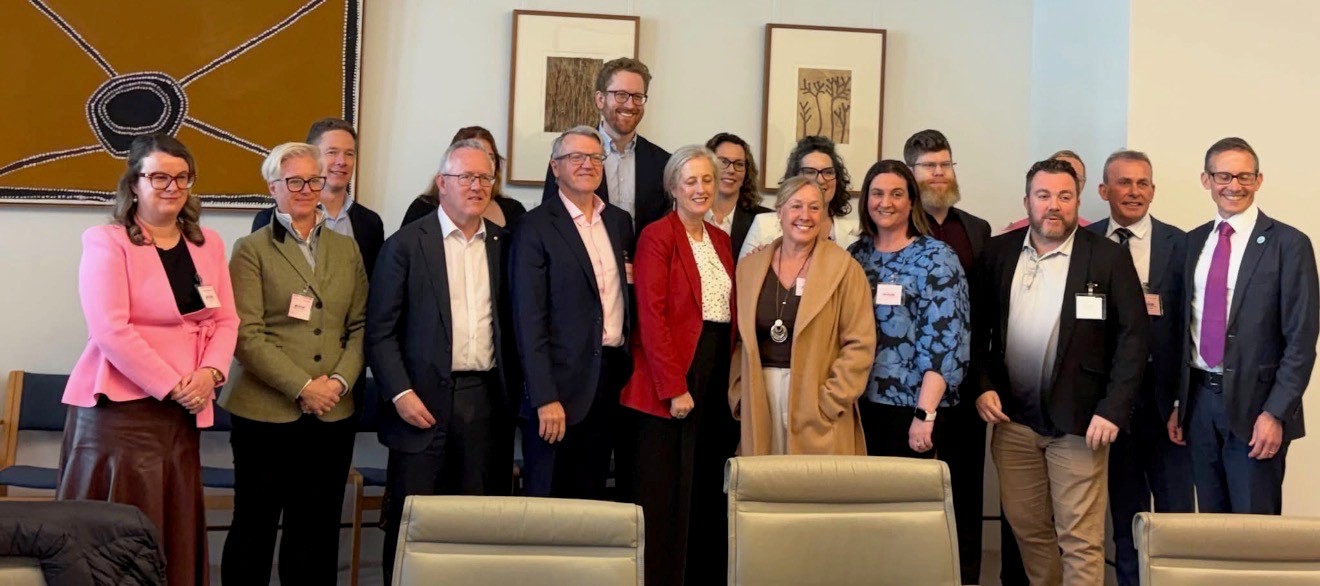 Zest Canberra members meeting with a Senator