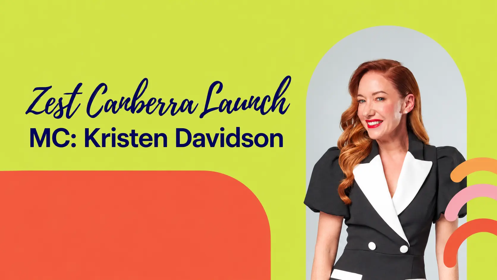 Zest Canberra Launch Poster